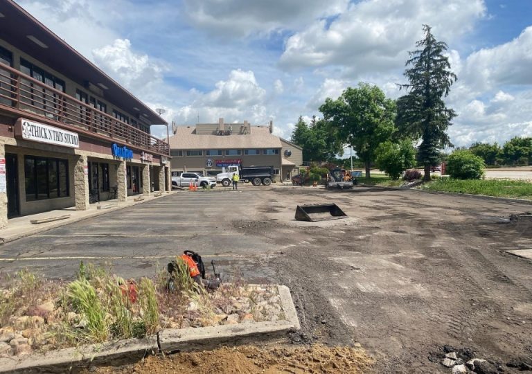 Concrete Parking Lot