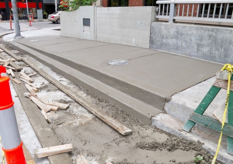 Concrete Gutters installed
